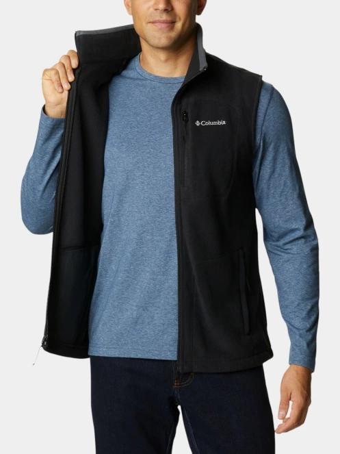 vesta pt. barbati Columbia Fast Trek Fleece Vest negru 5