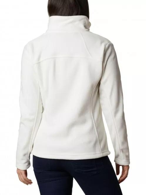 pulover polar pt. femei Columbia Fast Trek II Jacket alb 3