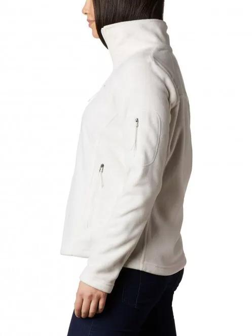 pulover polar pt. femei Columbia Fast Trek II Jacket alb 4