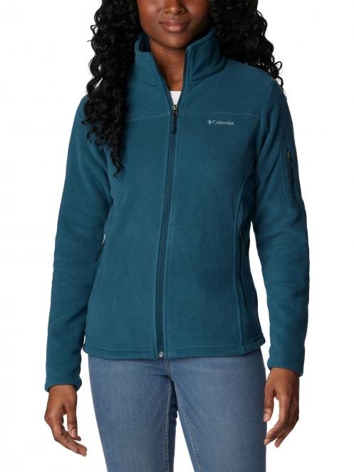 pulover polar pt. femei Columbia Fast Trek II Jacket verde 2
