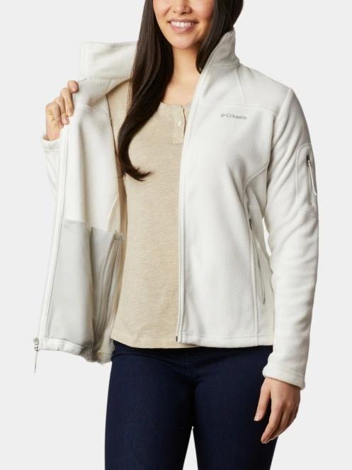 pulover polar pt. femei Columbia Fast Trek II Jacket nisip 5