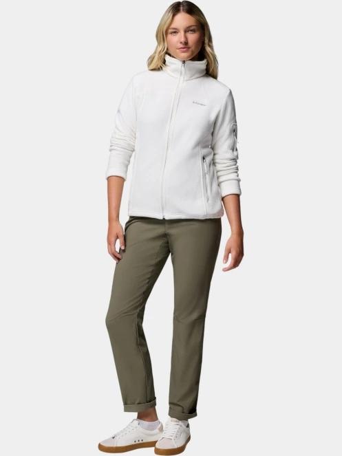 pulover polar pt. femei Columbia Fast Trek II Jacket alb 5