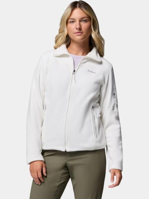 pulover polar pt. femei Columbia Fast Trek II Jacket alb 2