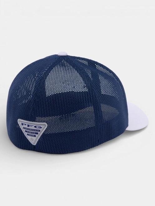 sapca de baseball Columbia PFG Logo Mesh Ball Cap alb 7