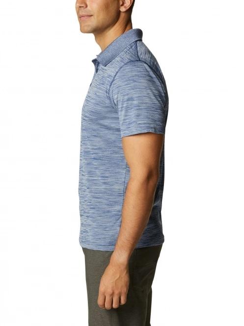 tricou cu guler pt. barbati Columbia Zero Rules Polo Shirt albastru 3