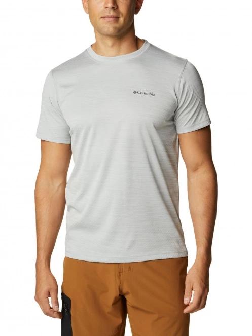 tricou pentru sport, cu maneci scurte pt. barbati Columbia Zero Rules Short Sleeve Shirt gri 2