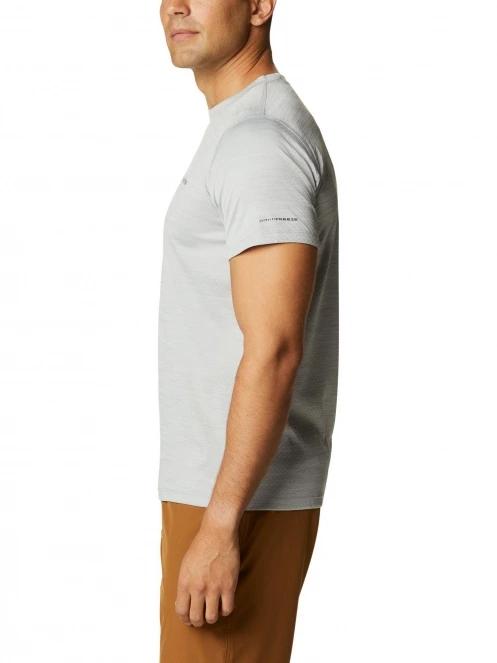 tricou pentru sport, cu maneci scurte pt. barbati Columbia Zero Rules Short Sleeve Shirt gri 3