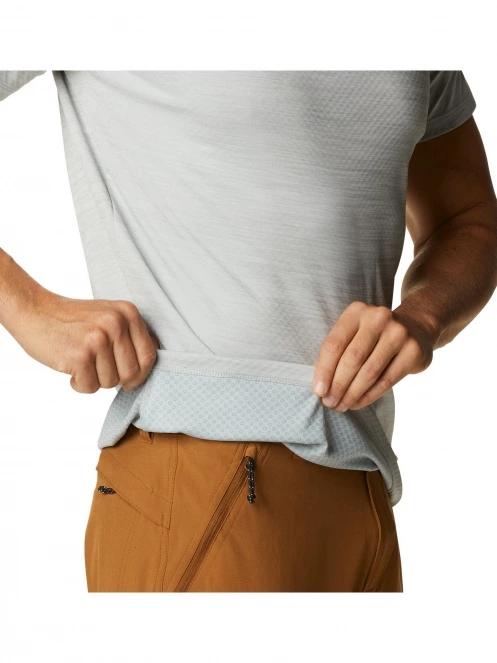 tricou pentru sport, cu maneci scurte pt. barbati Columbia Zero Rules Short Sleeve Shirt gri 6
