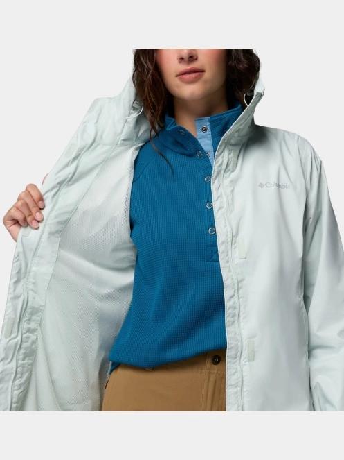 haine de ploaie pt. femei Columbia Arcadia II Jacket verde deschis 7