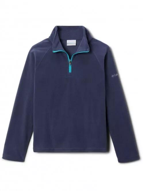 pulover polar Columbia Glacial Fleece Half Zip albastru 2