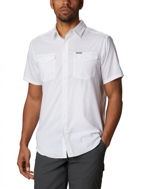 camasa cu maneci scurte pt. barbati Columbia Utilizer II Solid Short Sleeve Shirt alb 2