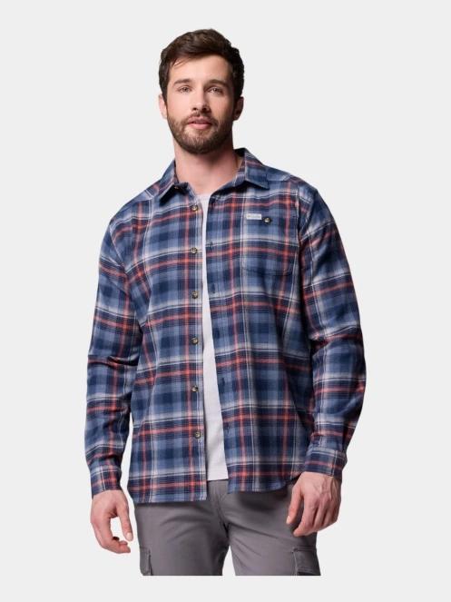 camasa cu maneci lungi pt. barbati Columbia Cornell Woods Flannel Long Sleeve Shirt albastru 5