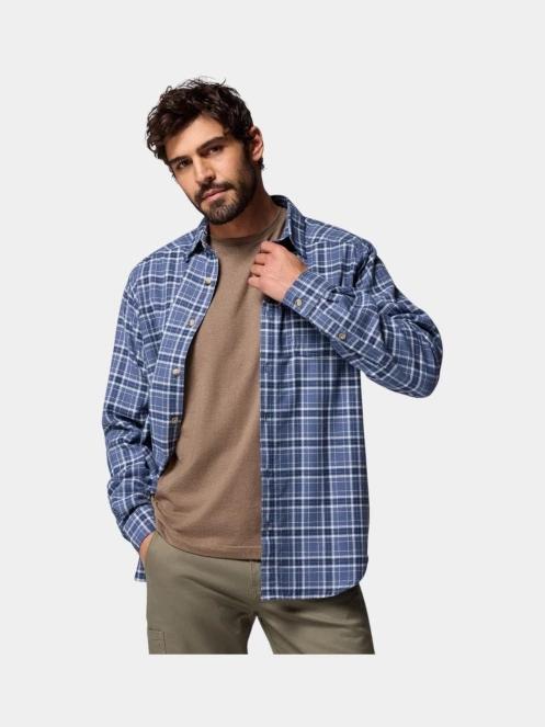 camasa cu maneci lungi pt. barbati Columbia Cornell Woods Flannel Long Sleeve Shirt albastru 5