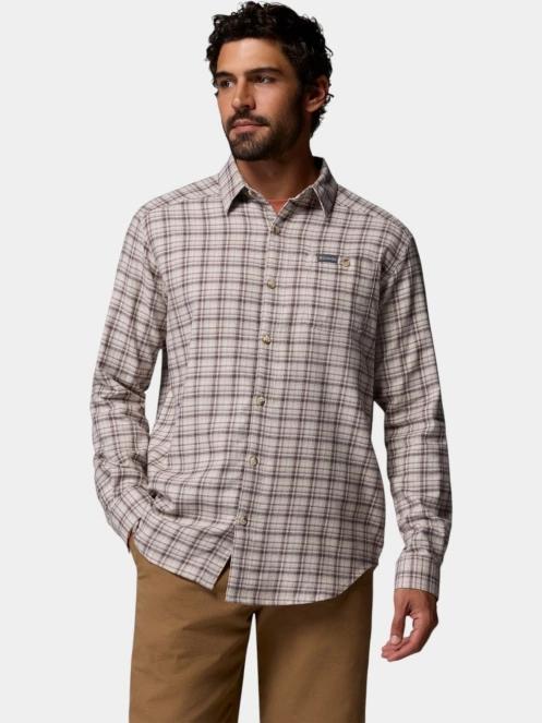 camasa cu maneci lungi pt. barbati Columbia Cornell Woods Flannel Long Sleeve Shirt nisip 2