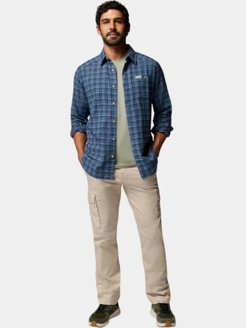 camasa cu maneci lungi pt. barbati Columbia Cornell Woods Flannel Long Sleeve Shirt albastru 5