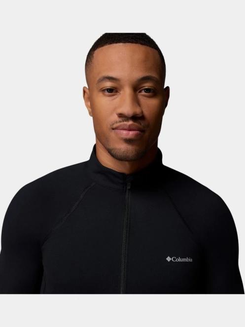 top lenjerie de corp pt. barbati Columbia Midweight Stretch Long Sleeve Half Zip negru 4