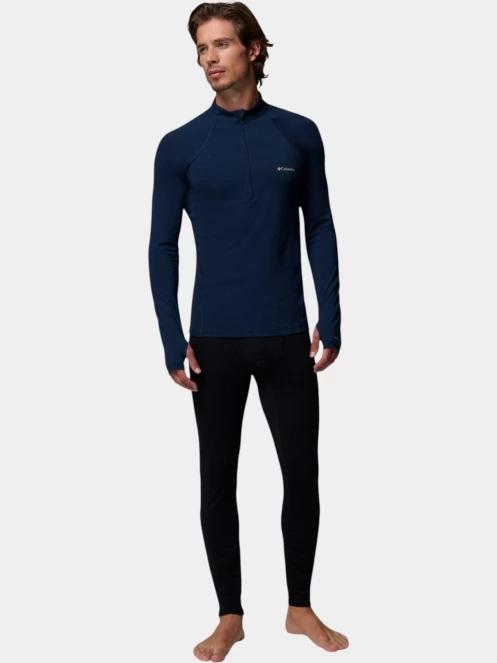 top lenjerie de corp pt. barbati Columbia Midweight Stretch Long Sleeve Half Zip albastru inchis 5
