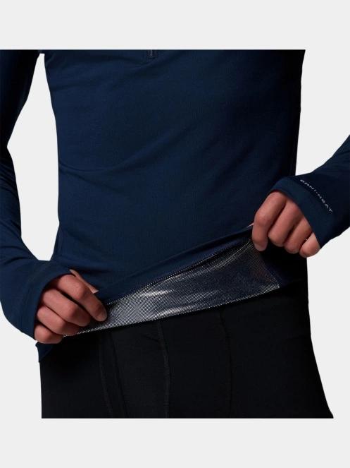 top lenjerie de corp pt. barbati Columbia Midweight Stretch Long Sleeve Half Zip albastru inchis 8