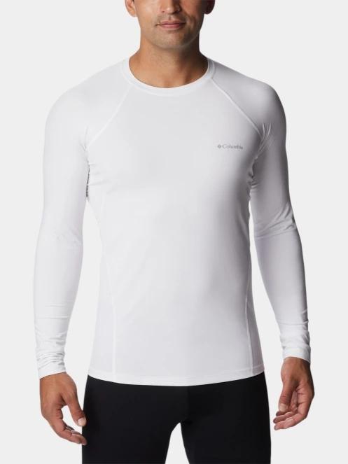 top lenjerie de corp pt. barbati Columbia Midweight Stretch Long Sleeve Top alb 2