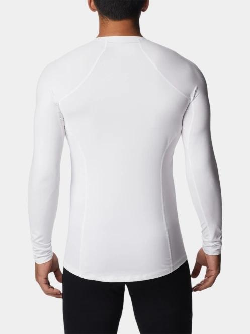 top lenjerie de corp pt. barbati Columbia Midweight Stretch Long Sleeve Top alb 4
