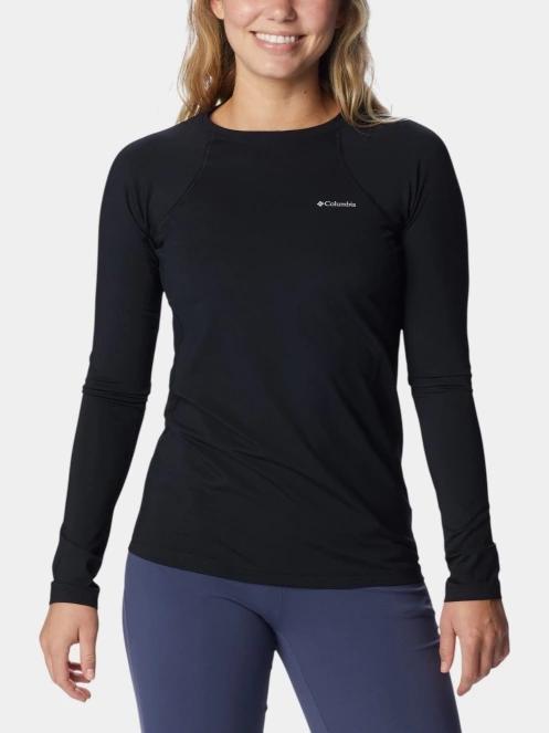 top lenjerie de corp pt. femei Columbia Midweight Stretch Long Sleeve Top negru 2