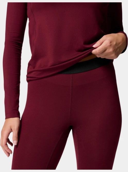 pantaloni de corp pt. femei Columbia Midweight Stretch Tight rosu 6