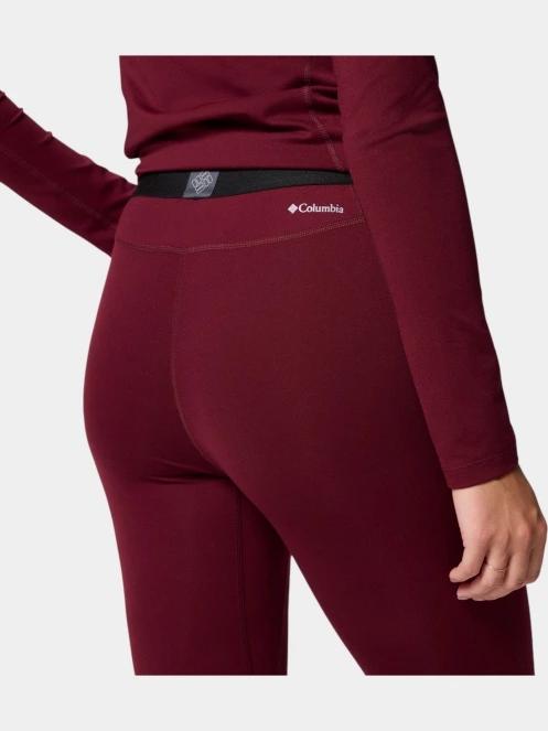 pantaloni de corp pt. femei Columbia Midweight Stretch Tight rosu 7