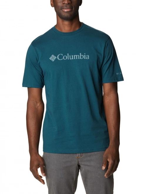 tricou cu maneci scurte pt. barbati Columbia Csc Basic Logo Short Sleeve Shirt verde 2