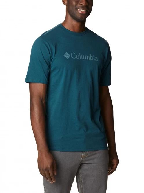 tricou cu maneci scurte pt. barbati Columbia Csc Basic Logo Short Sleeve Shirt verde 5