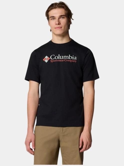 tricou cu maneci scurte pt. barbati Columbia CSC Basic Logo Short Sleeve Shirt negru 2