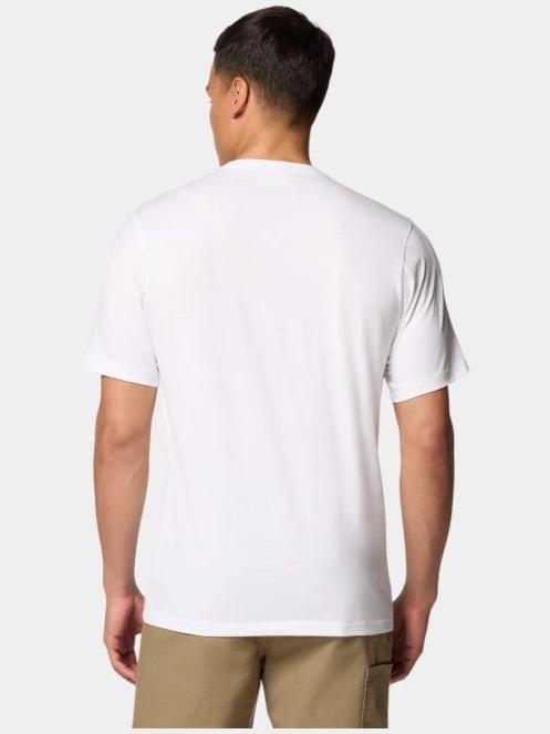 tricou cu maneci scurte pt. barbati Columbia CSC Basic Logo Short Sleeve Shirt alb 5