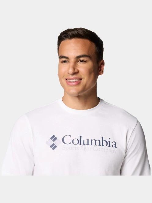 tricou cu maneci scurte pt. barbati Columbia CSC Basic Logo Short Sleeve Shirt alb 6