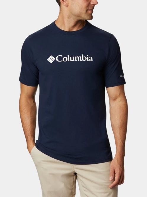 tricou cu maneci scurte pt. barbati Columbia CSC Basic Logo Short Sleeve Shirt albastru 2