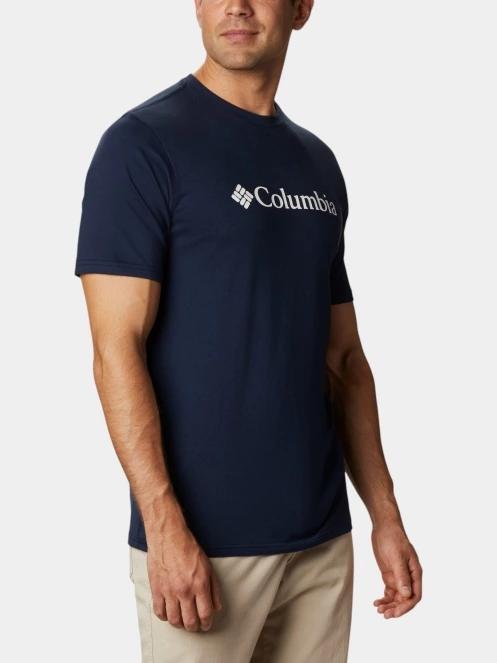 tricou cu maneci scurte pt. barbati Columbia CSC Basic Logo Short Sleeve Shirt albastru 5