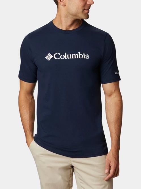tricou cu maneci scurte pt. barbati Columbia CSC Basic Logo Short Sleeve albastru 2