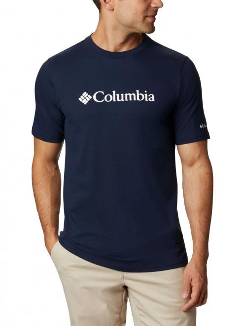 tricou cu maneci scurte pt. barbati Columbia CSC Basic Logo Short Sleeve albastru 2