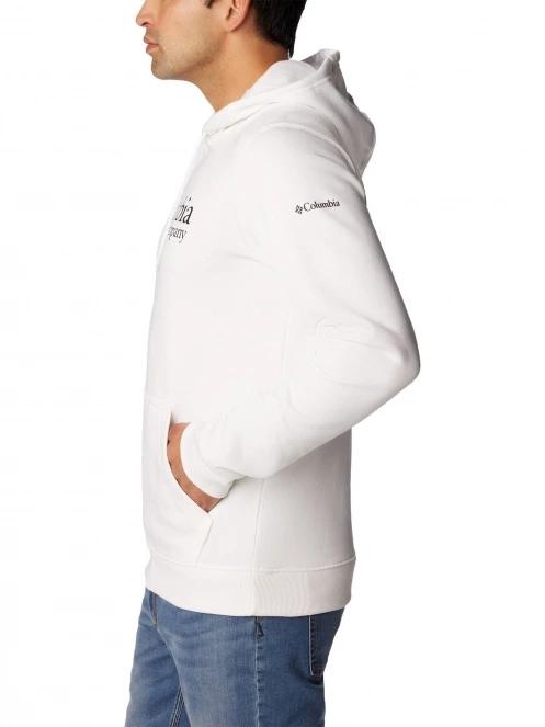 pulover cu gluga pt. barbati Columbia CSC Basic Logo II Hoodie alb 3
