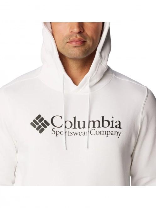 pulover cu gluga pt. barbati Columbia CSC Basic Logo II Hoodie alb 5