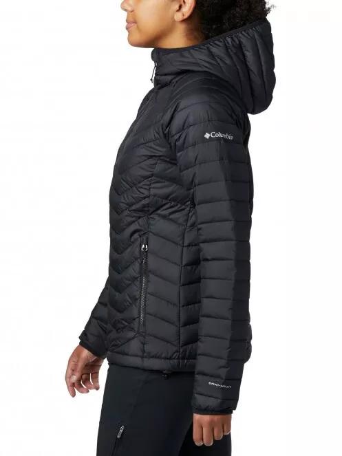 jacheta de primavara pt. femei Columbia Powder Lite Hooded Jacket negru 4