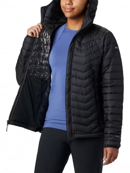 jacheta de primavara pt. femei Columbia Powder Lite Hooded Jacket negru 5
