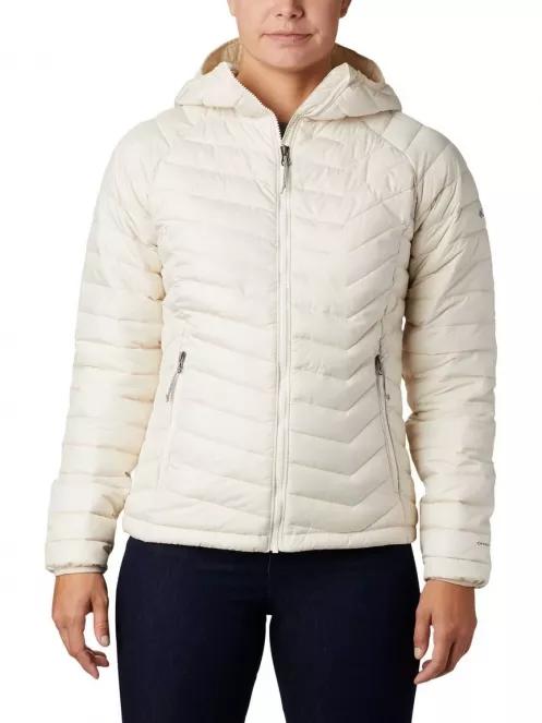 jacheta de primavara pt. femei Columbia Powder Lite Hooded Jacket nisip 2