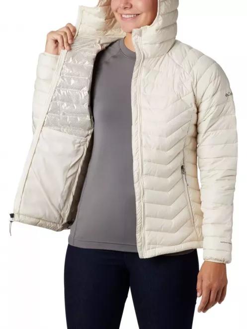 jacheta de primavara pt. femei Columbia Powder Lite Hooded Jacket nisip 5