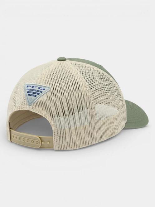 sapca de baseball Columbia PFG Logo Mesh Snap Back oliv 7