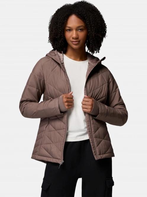 jacheta de primavara pt. femei Columbia Heavenly Hooded Jacket maro 6