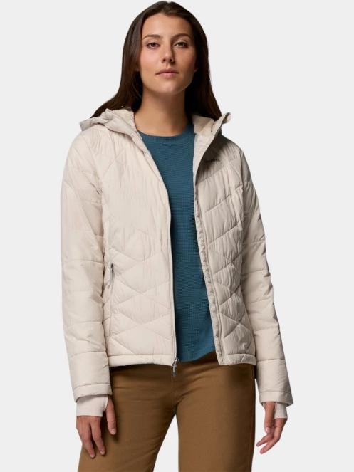 jacheta de primavara pt. femei Columbia Heavenly Hooded Jacket nisip 5
