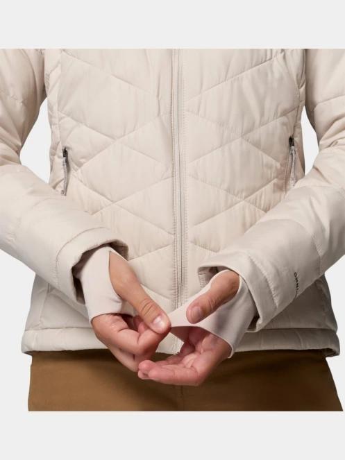 jacheta de primavara pt. femei Columbia Heavenly Hooded Jacket nisip 9