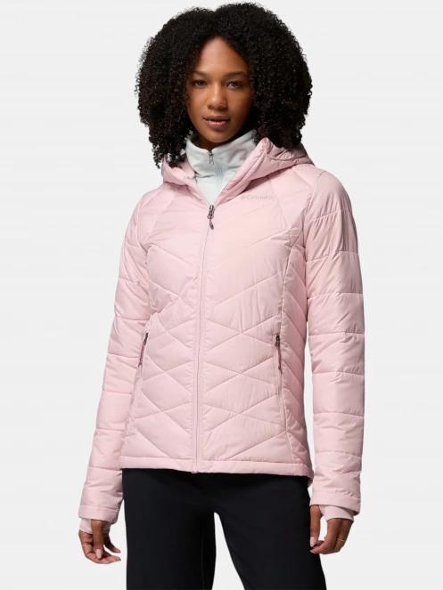 jacheta de primavara pt. femei Columbia Heavenly Hooded Jacket roz 2