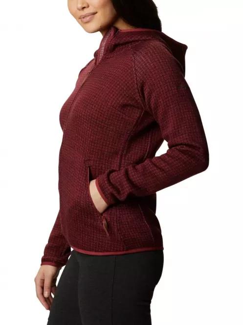 pulover polar pt. femei Columbia Chillin Fleece rosu 4