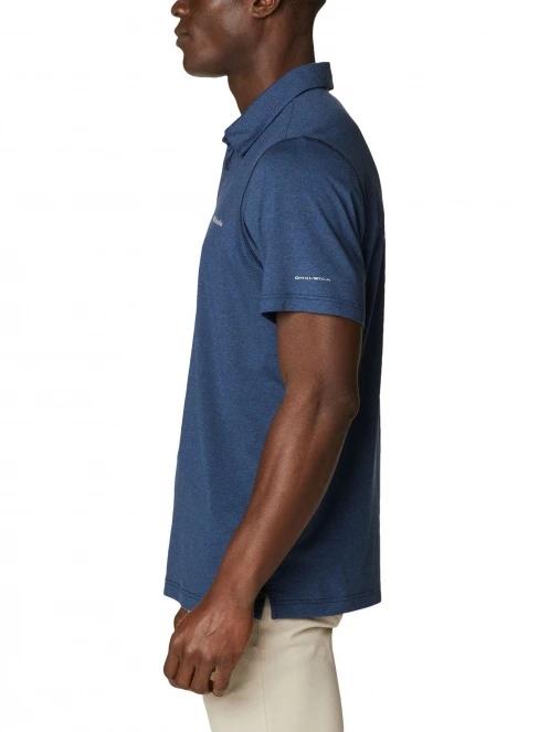 tricou cu guler pt. barbati Columbia Tech Trail Polo albastru 3