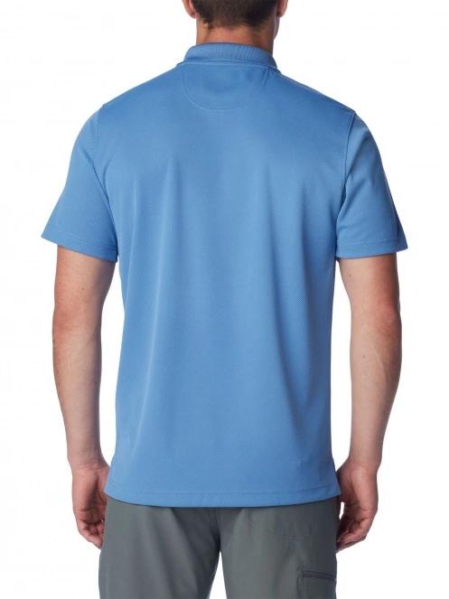 tricou cu guler pt. barbati Columbia Utilizer Polo albastru deschis 4